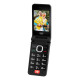 TREVI - Trevi FLEX PLUS 95 4G 7,11 cm (2.8'') 210 g Negro Teléfono para personas mayores - 0FLX95G400